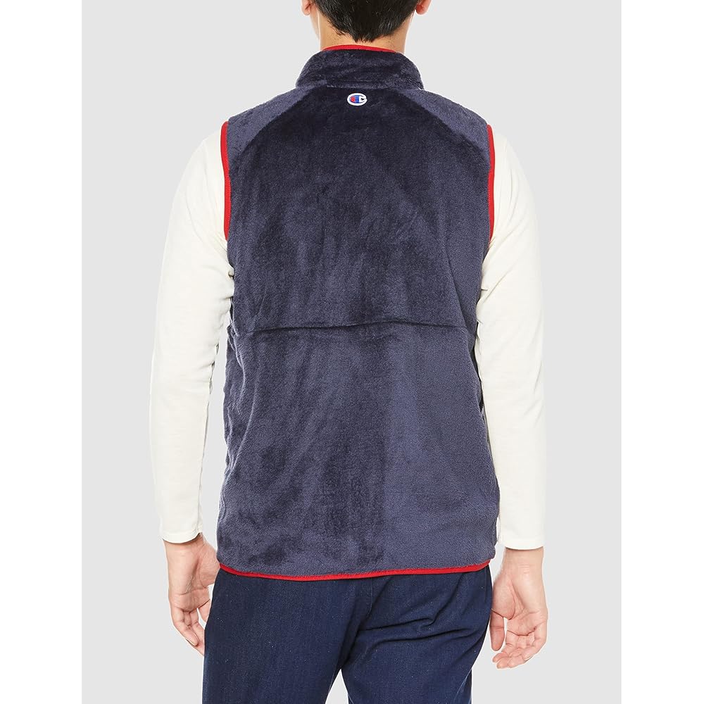 [Champion] Vest Sleeveless One Point Logo Zip Vest C3-WG604 Men's