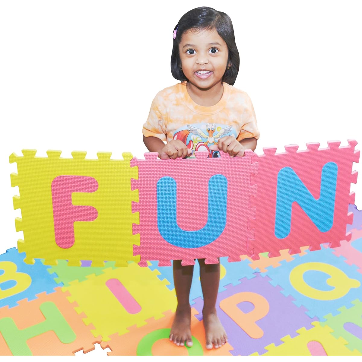 SAFEST Non-Toxic Alphabet Puzzle Mat (Parallel Import) 141 [Parallel Import]
