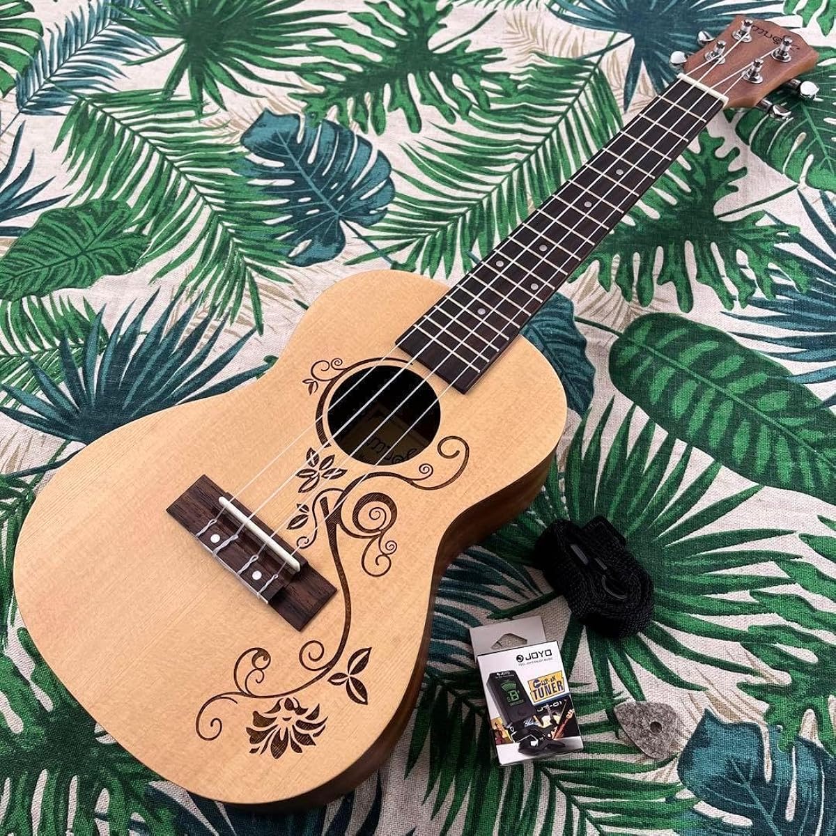 music ukulele Rose Electric Concert Ukulele Beginner's Set