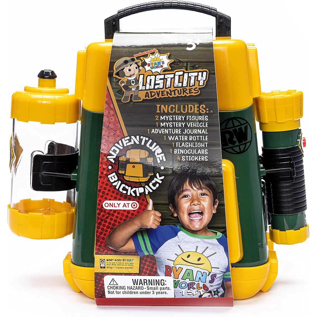[RYAN'S WORLD] 919640.002 Lost City Adventure Backpack Multi 20.3 x 30.5 x 27.9 cm