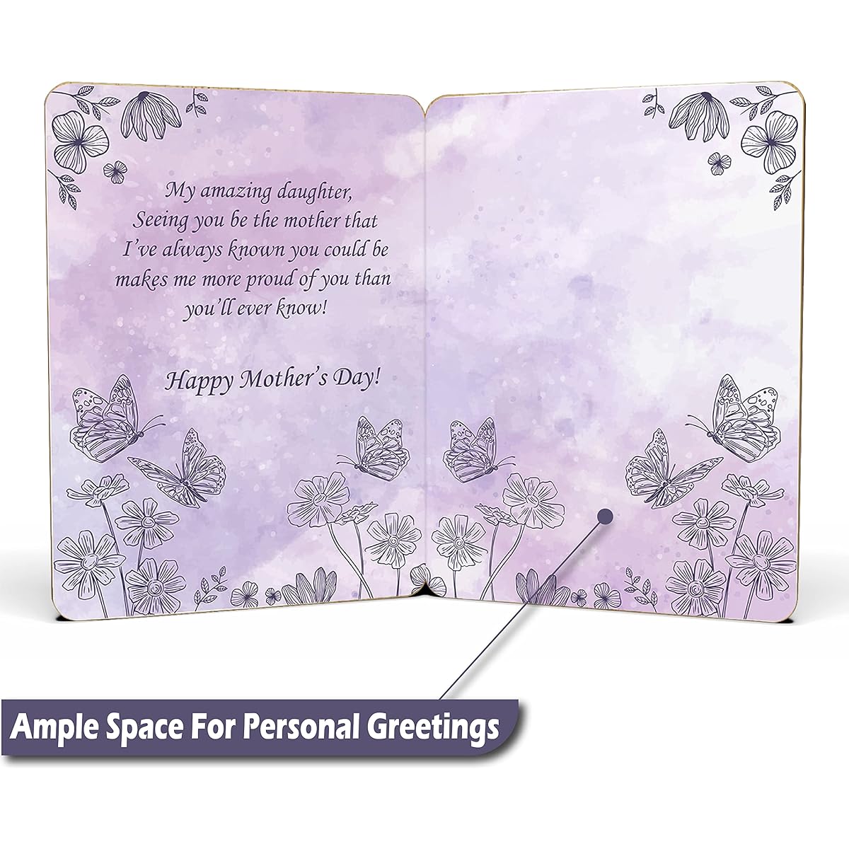 AGAPE LOVE CARDS Mother's Day Card for Daughter