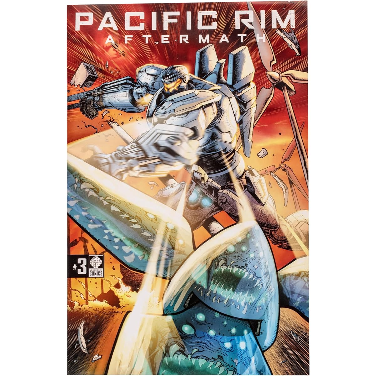Pacific Rim McFarlane Toys Otachi (Kaiju) 4-Inch Scale Figure Playset with Comic, 14749