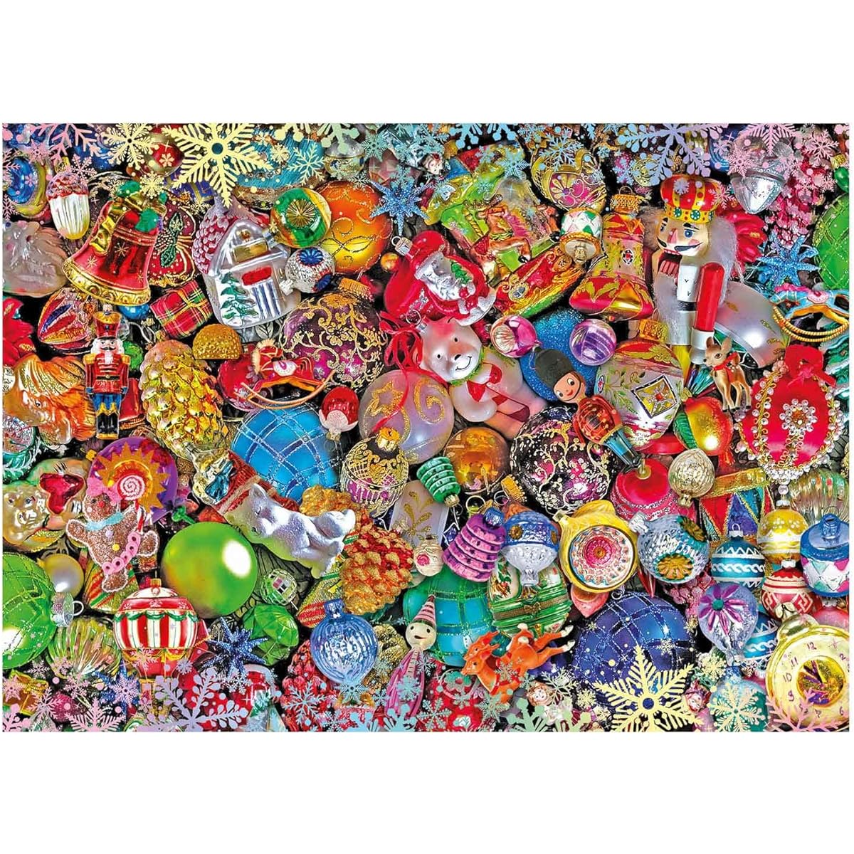 Clementoni 39585 Collection - Impossible Jolly 1000 Pieces - Christmas Italian Adult Puzzle Multicolor
