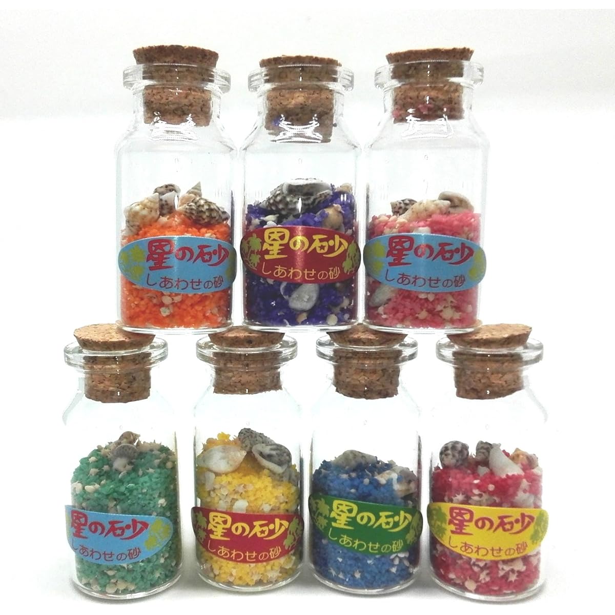 [Star Sand] Star Sand Bottle Glass Small Bottle Color Bottle Mini (100 pieces)