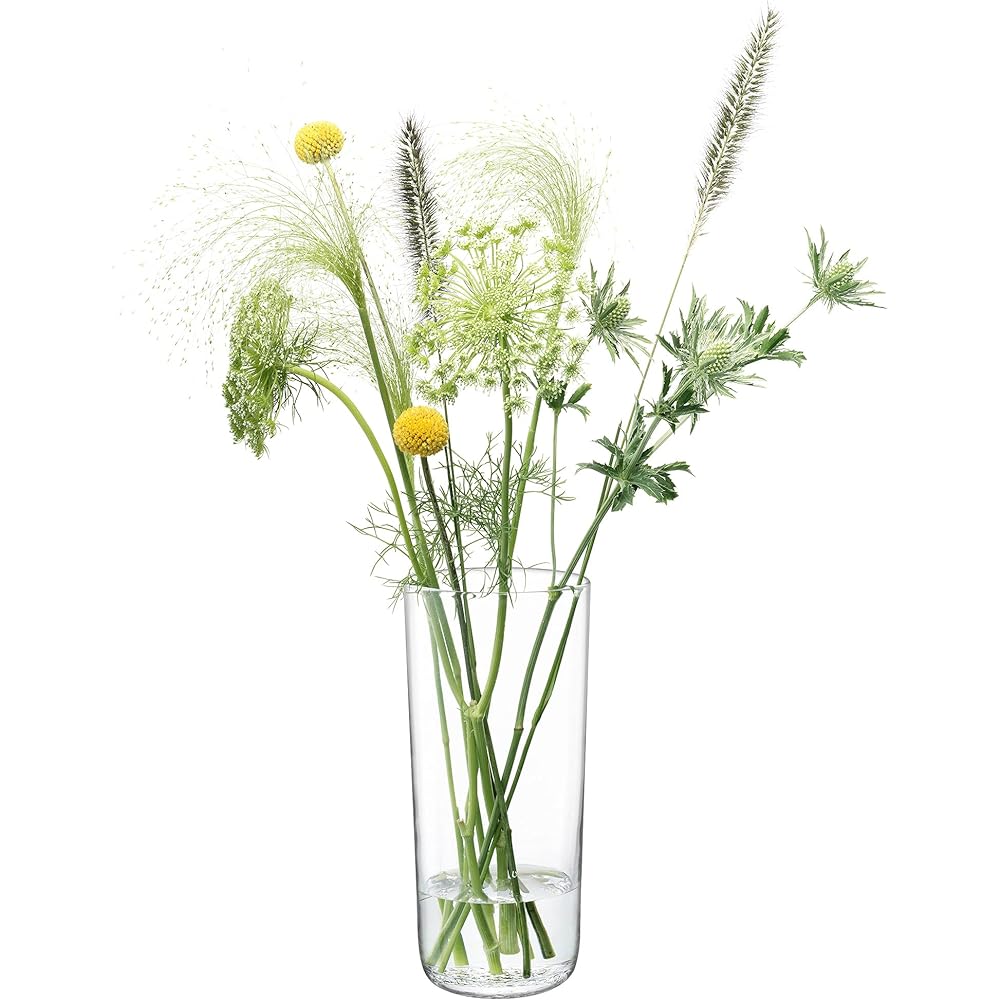 LSA Market Vase H24cm Clear W11.5xD11.5xH24cm
