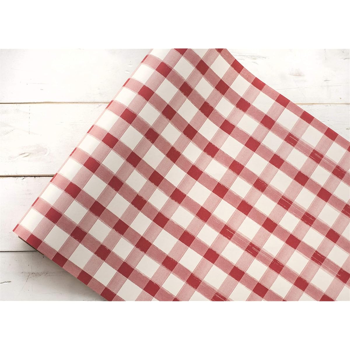 Hester and Cook 50cm Red Painted Cheque Paper Runner