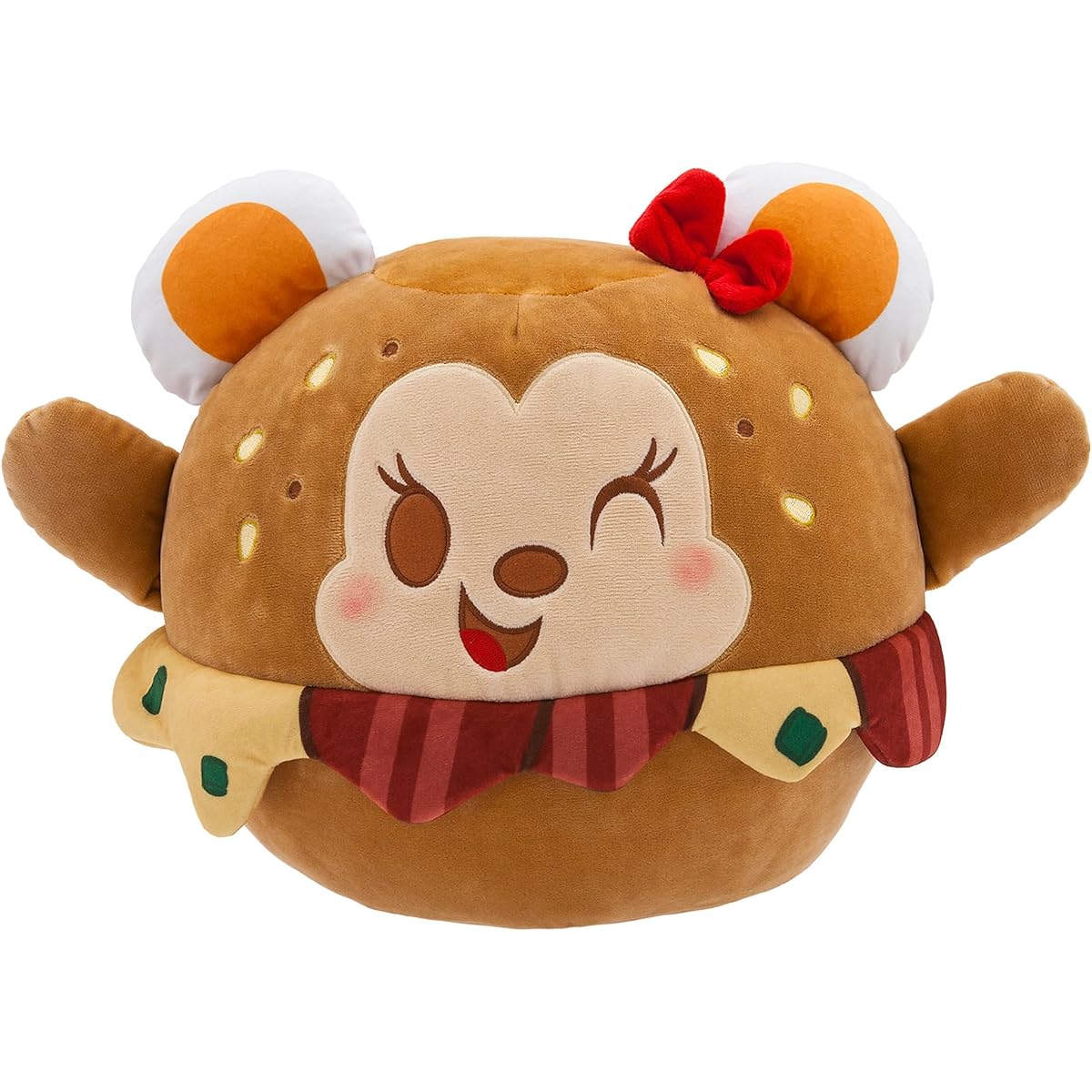 Disney Minnie Mouse Everything Bagel Sandwich Munchling Plush Toy – Classic Coupling – Medium 17 inches