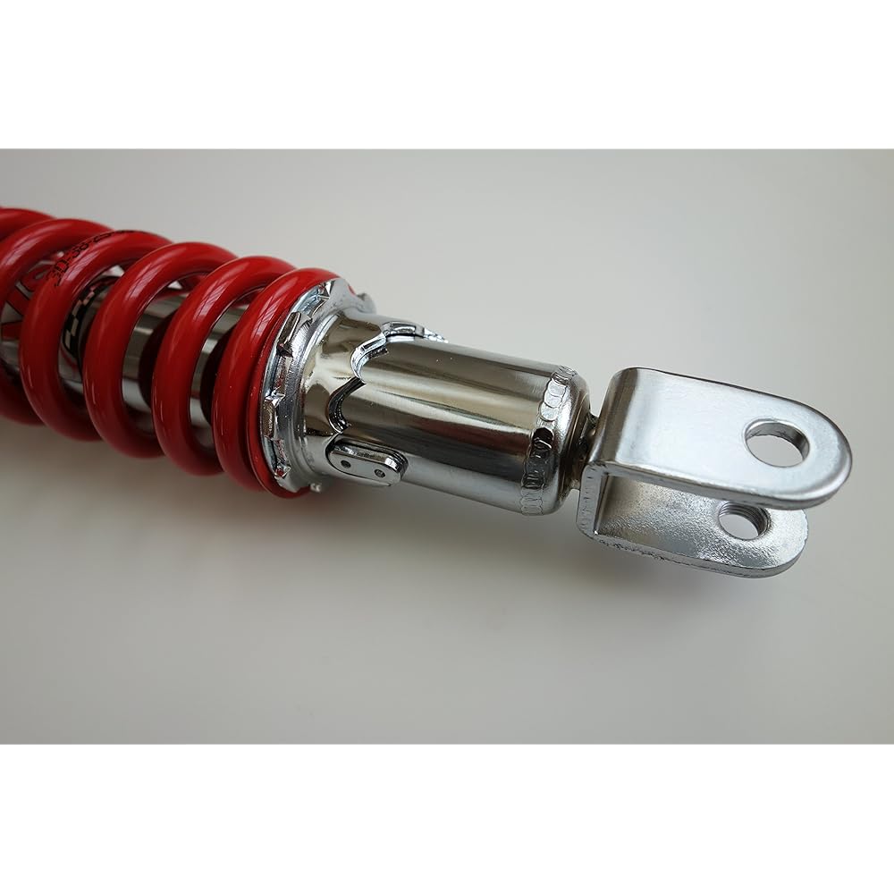 YSS Live Dio Rear Suspension Chrome/Red 310mm 5 Stage Spring Preload Live Dio-ZX YSS-Dio-310-RED