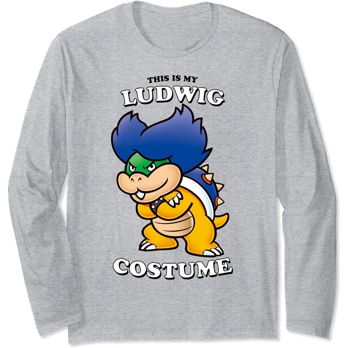 Super Mario This Is My Ludwig Costume Long Sleeve T-Shirt