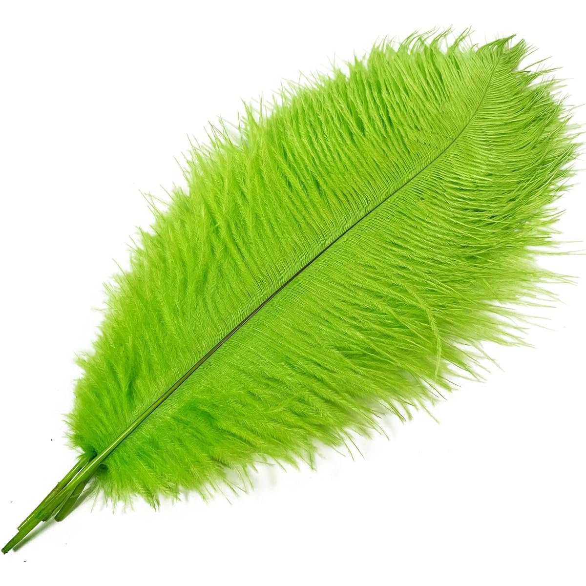 10 Pieces Green Ostrich Feather Centerpieces 12-14 inches for Wedding Home Party Decoration, DIY Crafts-Green
