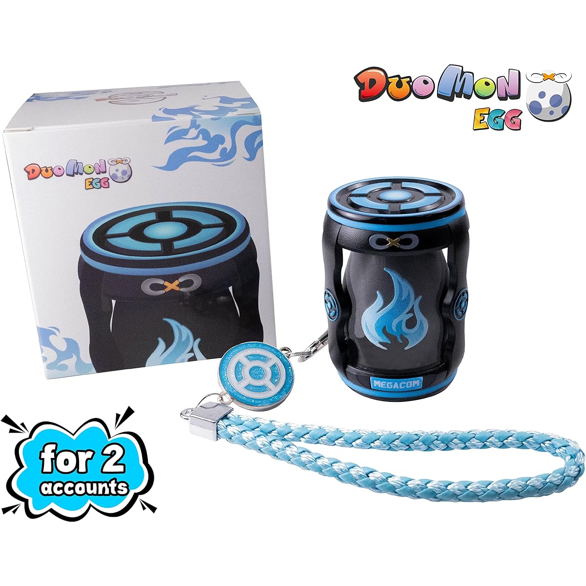 Megacom Duomon EGG Auto Catch Pokemon GO Two IDs can be used Automatic capture DUOMON EGG Voice version No delay Made in Taiwan Genuine product Japanese manual included Black