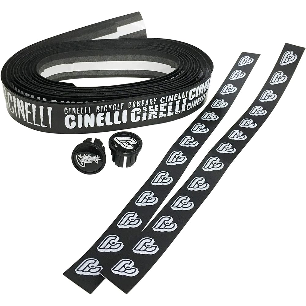 cinelli Bicycle Bar Tape Road Bike MTB Accessories MIKE GIANT TYPE VOLEE RIBBON MIKE GIANT Type Volley Ribbon NMMGCN Black Width 30mm