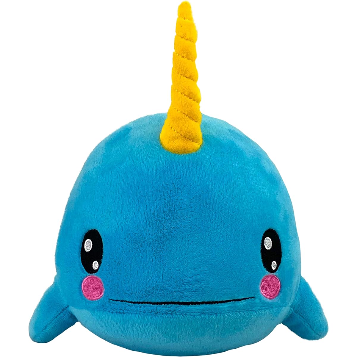 Bleacher Creatures Kuricha 6" Narwhal Sitting Plush - Soft Chibi Inspired Toy