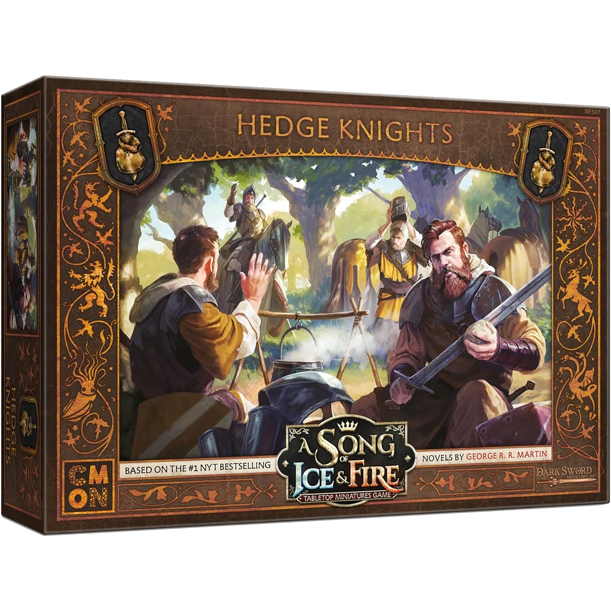 A Song of Ice and Fire Tabletop Miniatures Hedge Knights Unit Box by CMON - Fearsome Mercenaries for Battle Strategy Game for Adults, Ages 14+, 2+ Players, 45-60 Minute Play Time