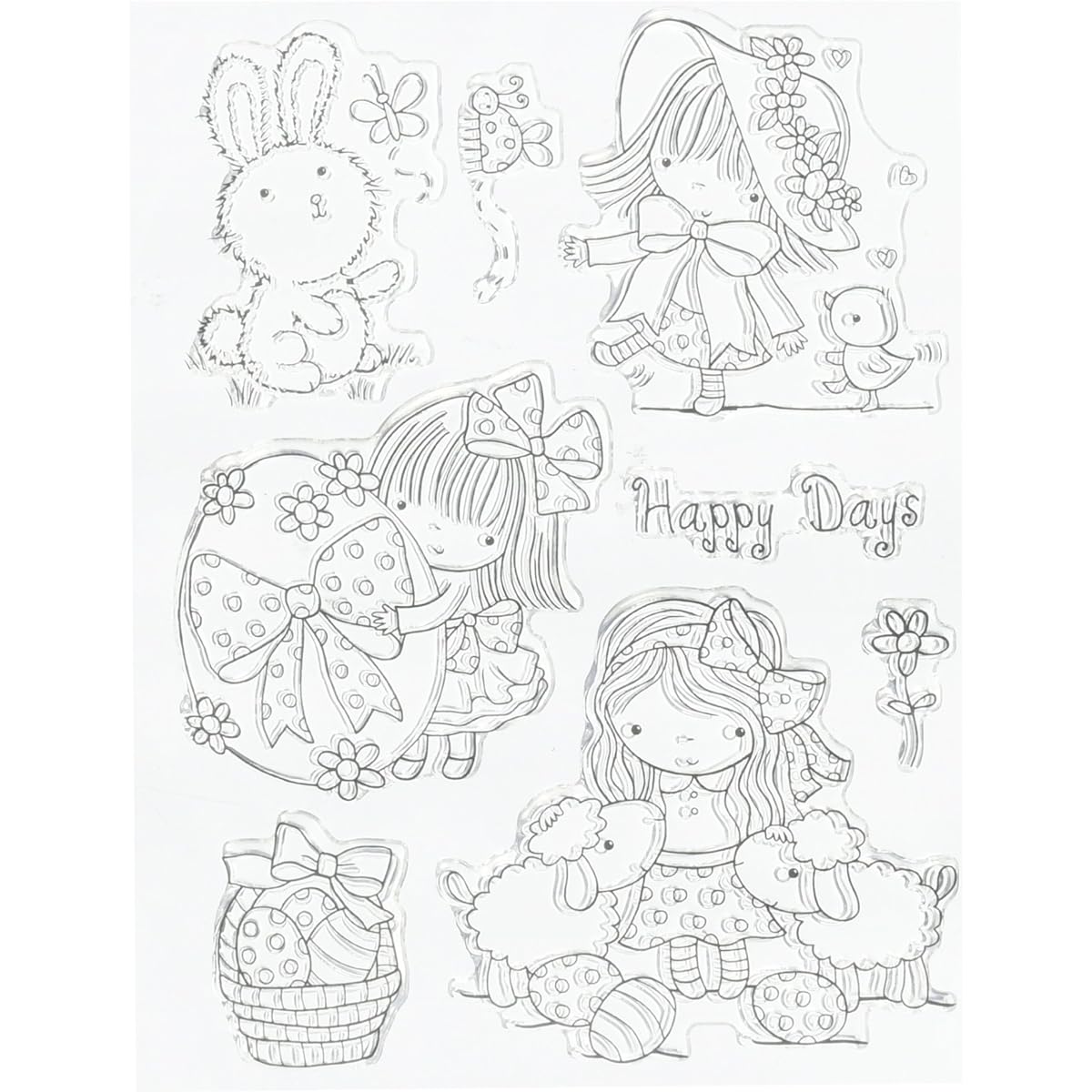 Penny Black 30-334 Easter Parade 5 x 7 Clear Stamps by Penny Black