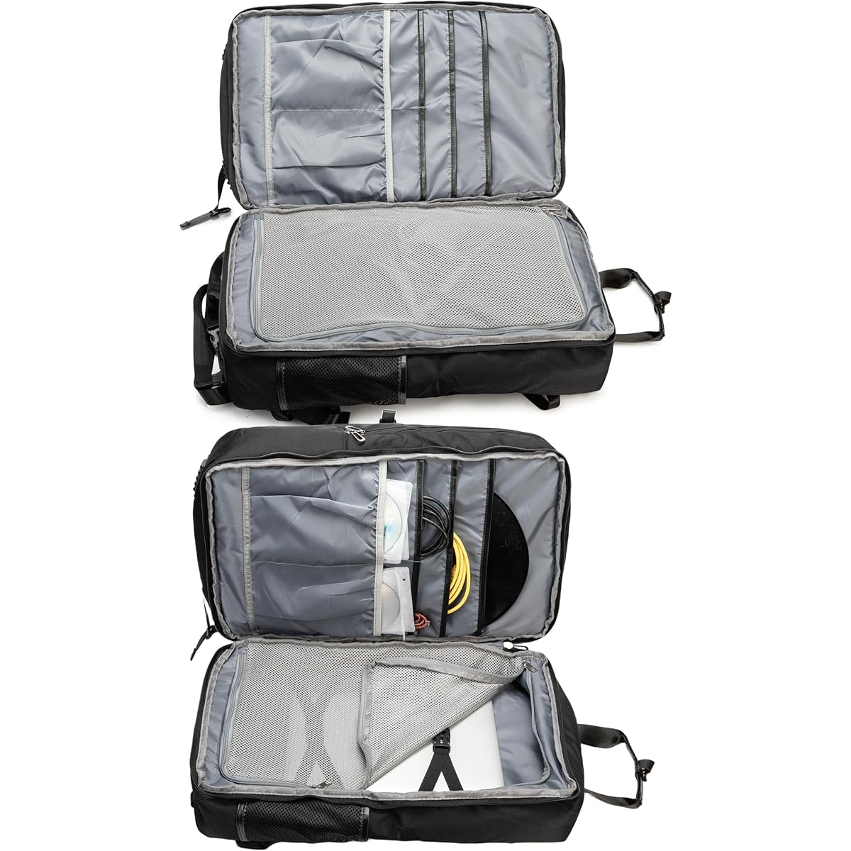 Rabjen DJ Backpack for Club Gig DJ Mixer Case Compatible with Pioneer DJ DDJ-REV1 DJ Controller Novation Launchkey 37 Key Keyboard etc.