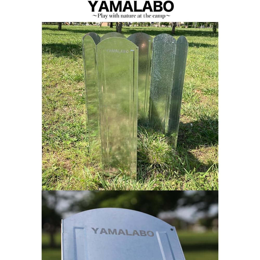 YAMALABO Bonfire Sheet, Sputter Sheet, Fireproof Sheet, Windscreen, Windshield, Camping, Windbreak, Bonfire Sheet, Cold Protection, Outdoor, Windbreak Board, Lightweight, Storage Bag Included (Windbreak Board)
