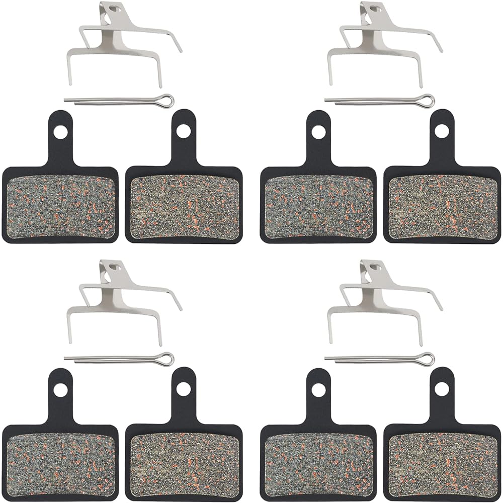 [4 Pairs/Set] Bicycle Disc Brake Pads TEKTRO Aquila, Auriga Pro/Comp / HDC300 Auriga Pro, Auriga e-Comp, Aquila, Orion Draco, Draco WS, Draco 2,Dorado E10.11 GEMINI VELA Bicycle Parts Noise Reduction Compatibility Durability