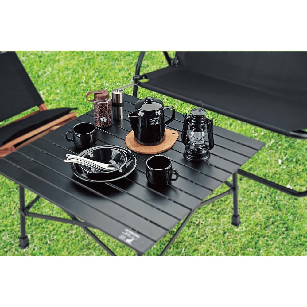 CAPTAIN STAG Kettle Enameled Kettle CS Black Label UH-522