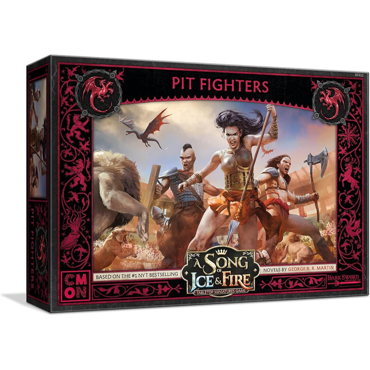A Song of Ice and Fire Tabletop Miniatures Game Pit Fighter Unit Box - Add Fearless Warriors to Your Battles! Strategy Game for Adults Ages 14+ 2+ Players 45-60 Minute Play Time by CMON