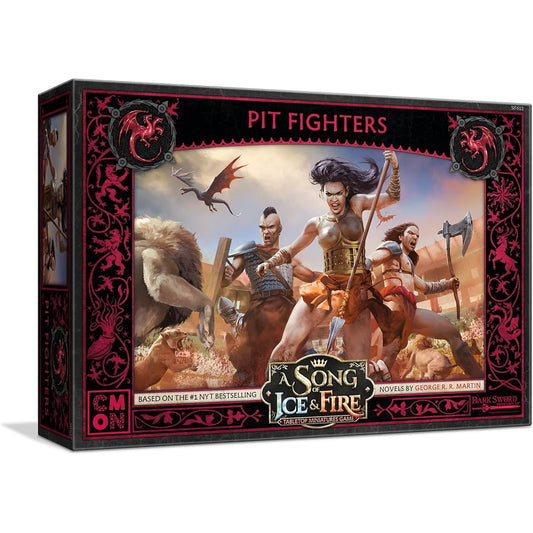 A Song of Ice and Fire Tabletop Miniatures Game Pit Fighter Unit Box - Add Fearless Warriors to Your Battles! Strategy Game for Adults Ages 14+ 2+ Players 45-60 Minute Play Time by CMON