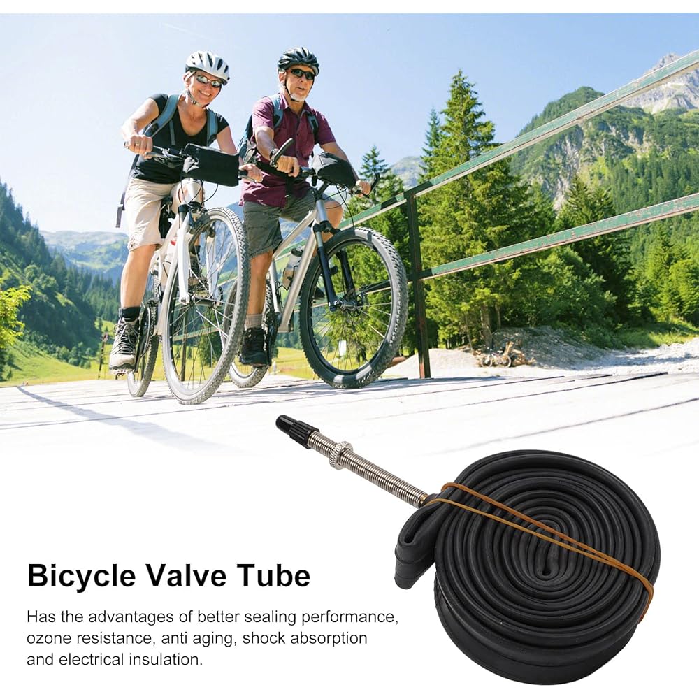 Butyl rubber tube, absorb shock 700x23C ozone resistant bike road MTB bike inner tube