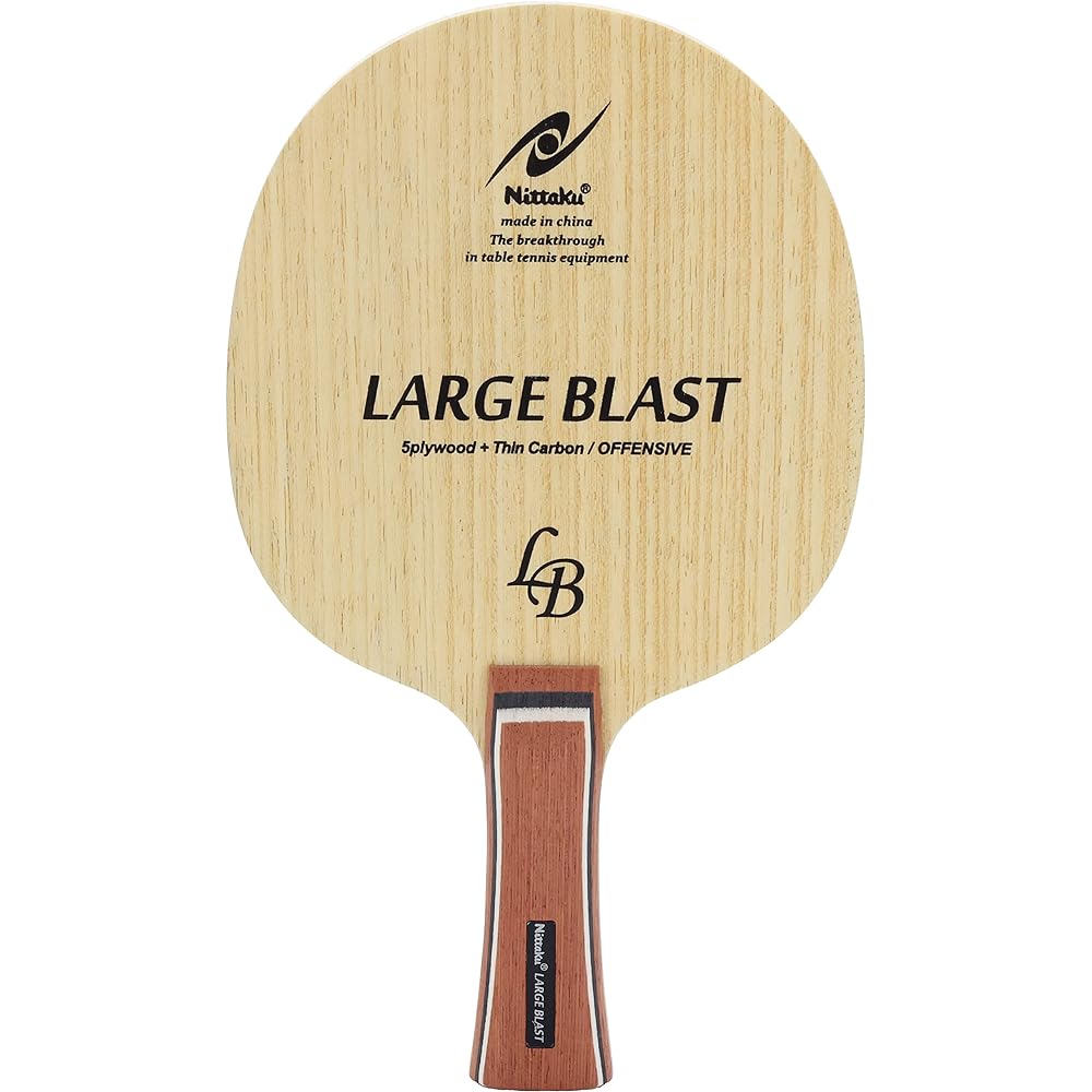 Nittaku Table Tennis Racket Large Blast Shakehand for Large Balls