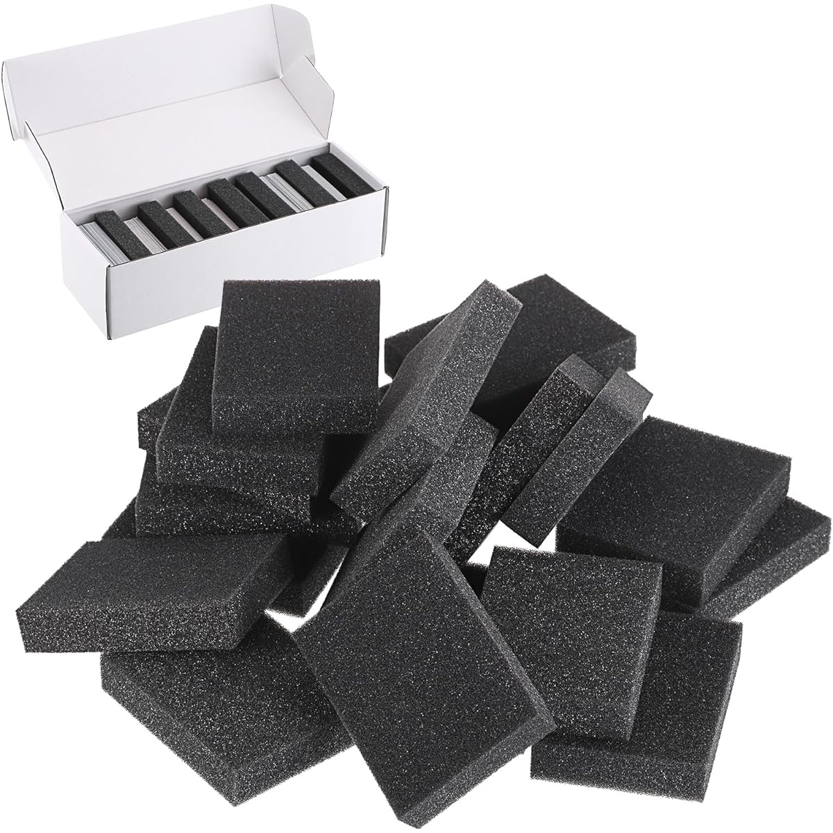 OwnMy 20pcs Sponge Trading Card Dividers for Trading Card Storage Boxes, Fill Extra Space, Shock Absorbing Sponge Card Separators, Trading Card Spacers, Sponge Trading Card Dividers, Game Card Organizer