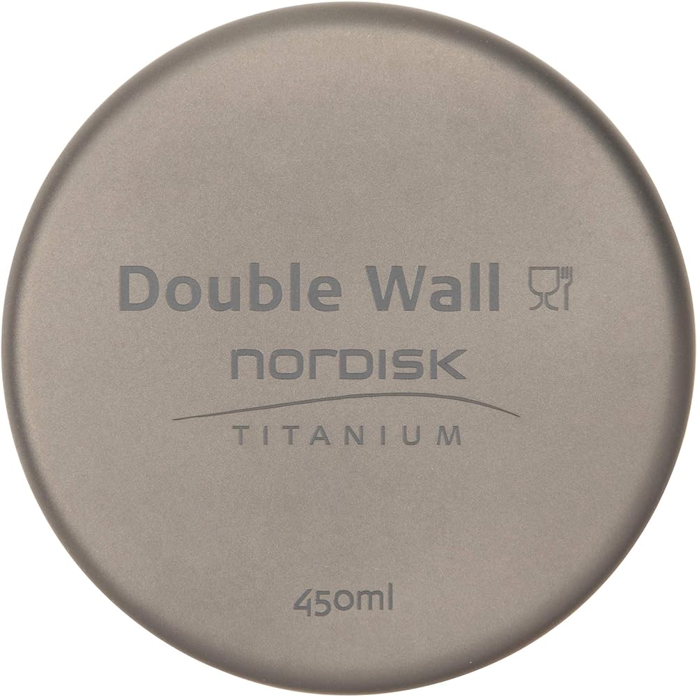 NORDISK Outdoor Mug Made of Titanium Double Wall Specification [Genuine Japanese Product]