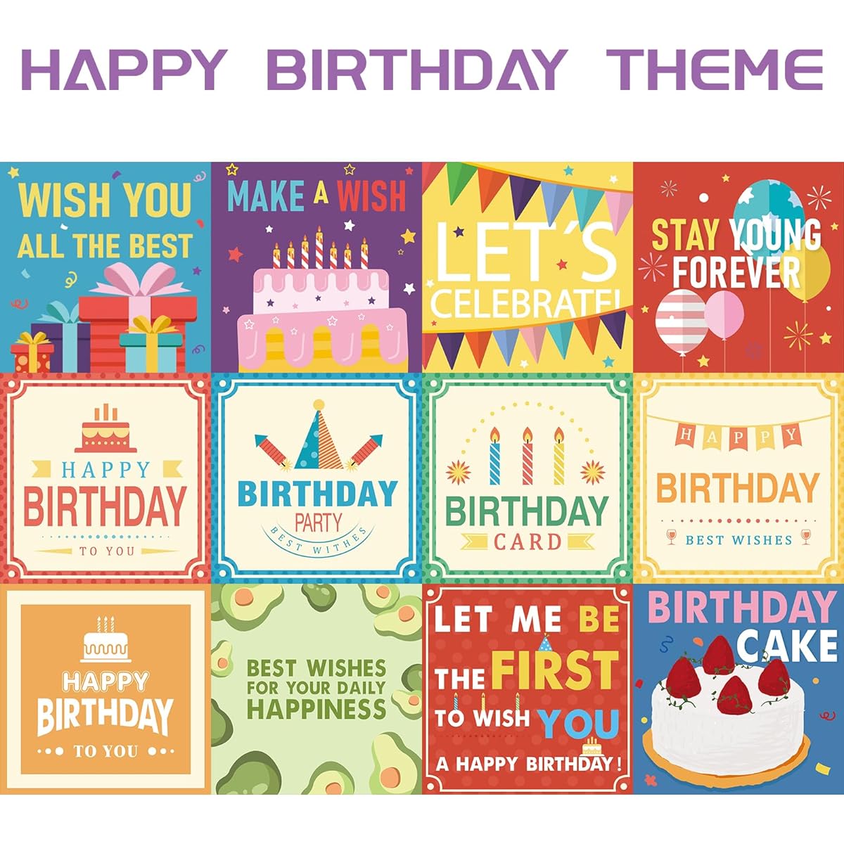 PopBox Birthday Cards Explosion Pop Up Confetti Birthday Cards Funny Surprise "Boom" Card & 2 Pop Boxes Prank Envelope Gifts Greeting Cards for Men Women Kids Dad Mom Husband Wife - Happy Birthday