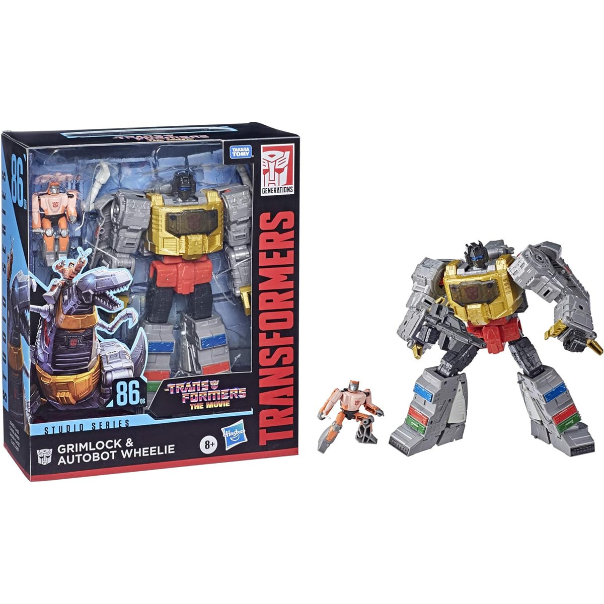 Transformers Studio Series 86-06 Leader Grimlock and Autobot Wheelie