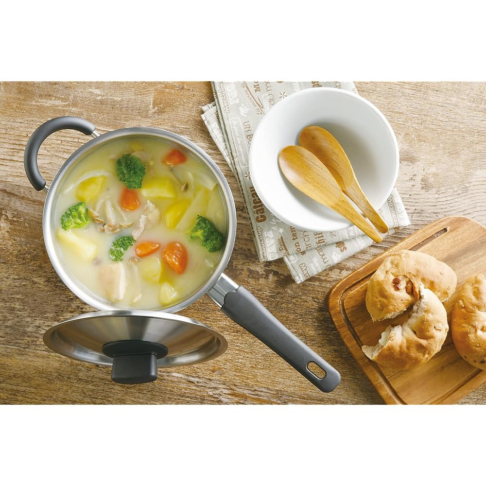Maruyama Giken Soen SOUEN Made in Japan IH compatible mini pasta pot 18cm (with strainer) SE-08