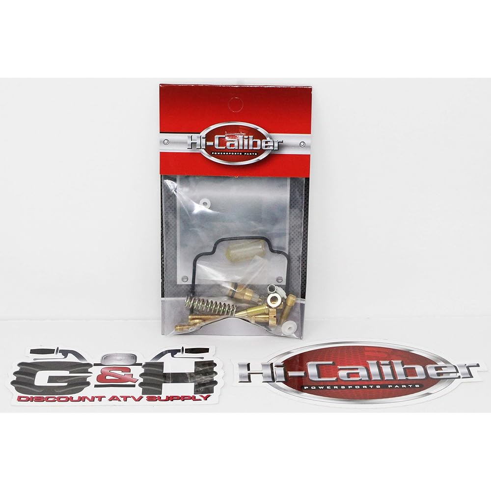 Hi-Caliber Powersports Parts Carburetor Rebuild Kit for 2002-2006 Polaris 700 Sportsman Twin ATV Carb Repair