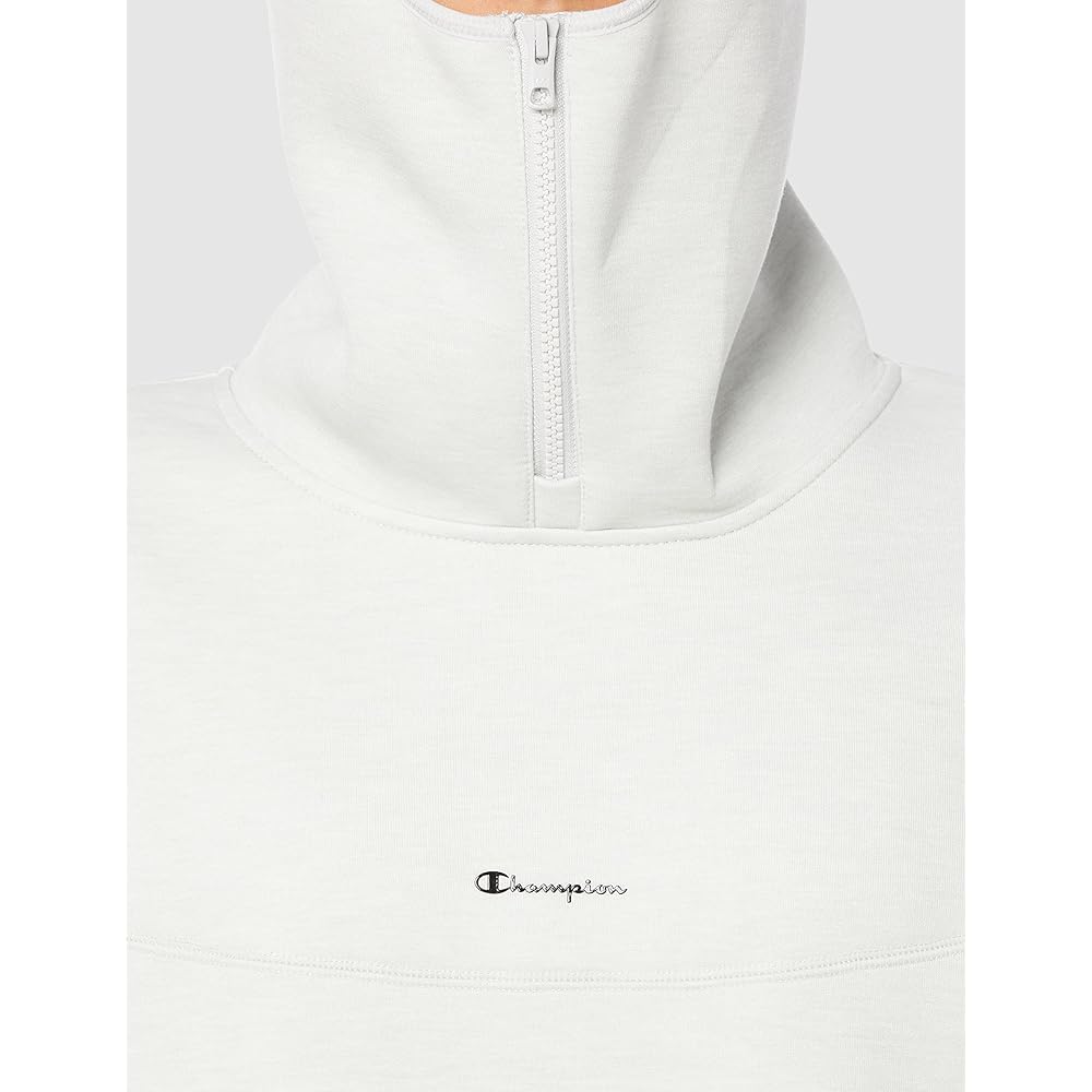 [Champion] Hoodie Long Sleeve Water Repellent Stretch Lightweight Wrap Air Script Logo Hooded Sweatshirt BLACK EDITION C3-W130 Men's