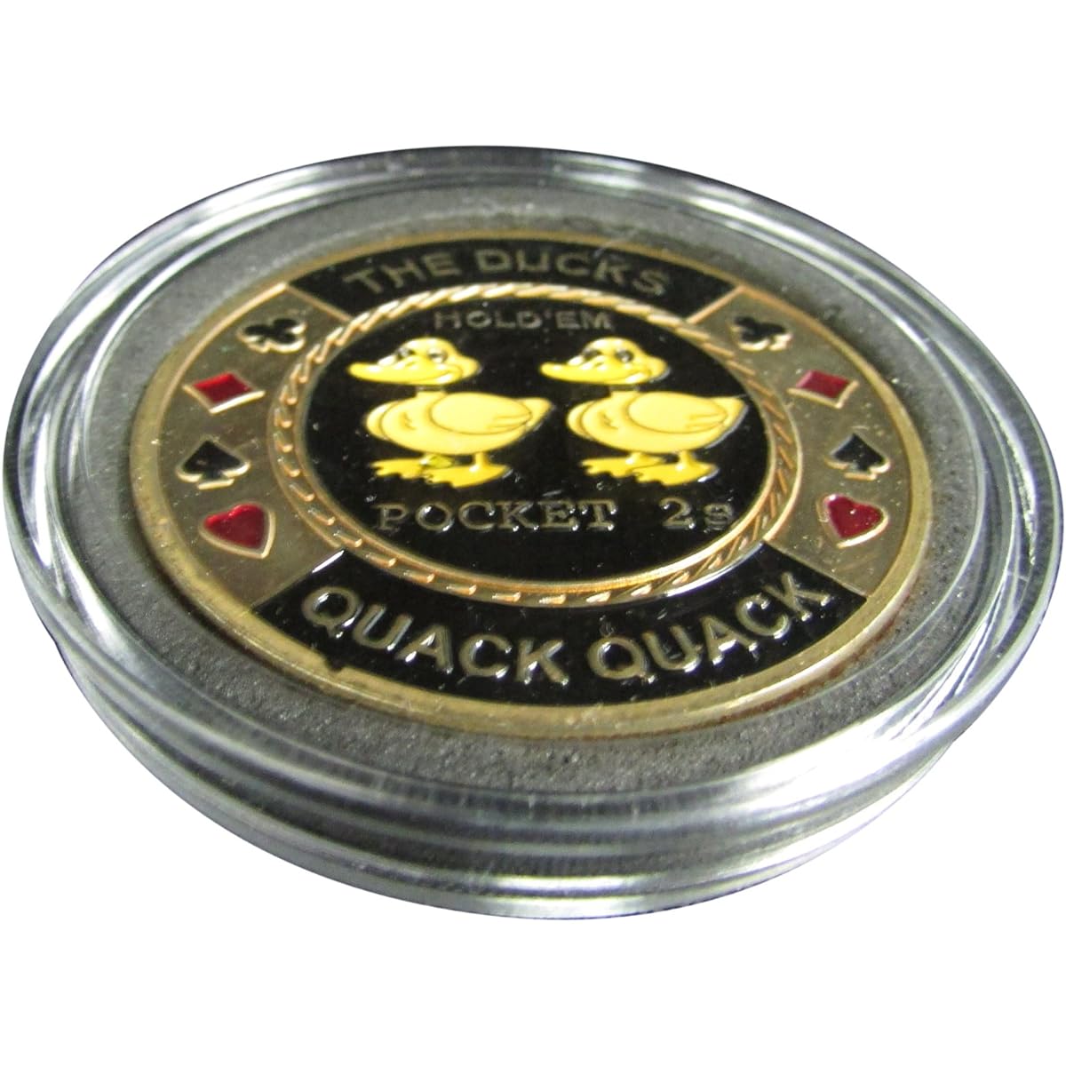 MRC Poker Hand Painted Poker Card Guard Cover Protector – Pocket 2s