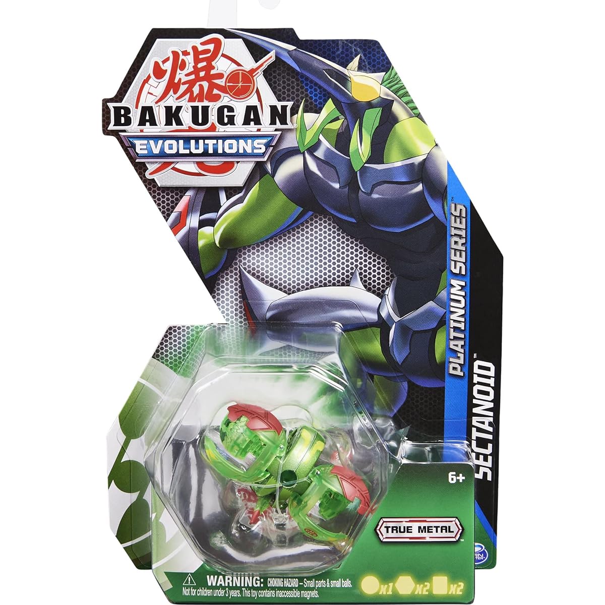 Bakugan Evolutions 2022 Platinum Series Diecast Ventus Sectoranoid