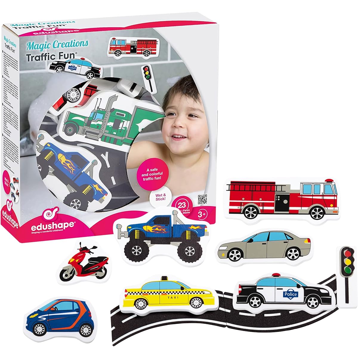 Edushape 547024 MAGIC CREATION -TRAFFIC FUN