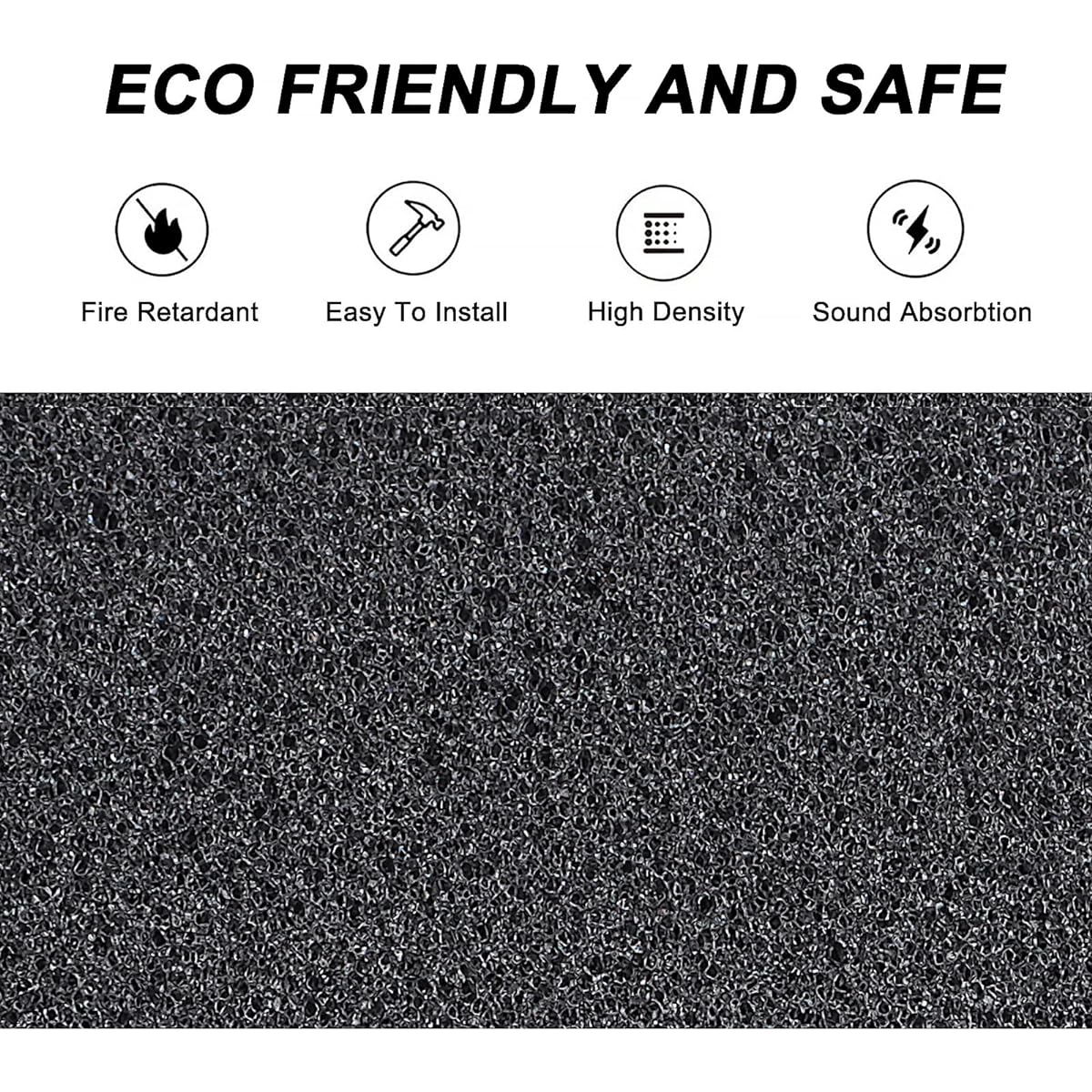 DEKIRU Acoustic Foam Bass Trap Corner Block Foam Studio Foam Soundproofing Foam Panels Noise Reduction Wall Soundproofing Pads Perfect for Studio/Home/Theater (24 Pack, 12"x3"x3", Black)