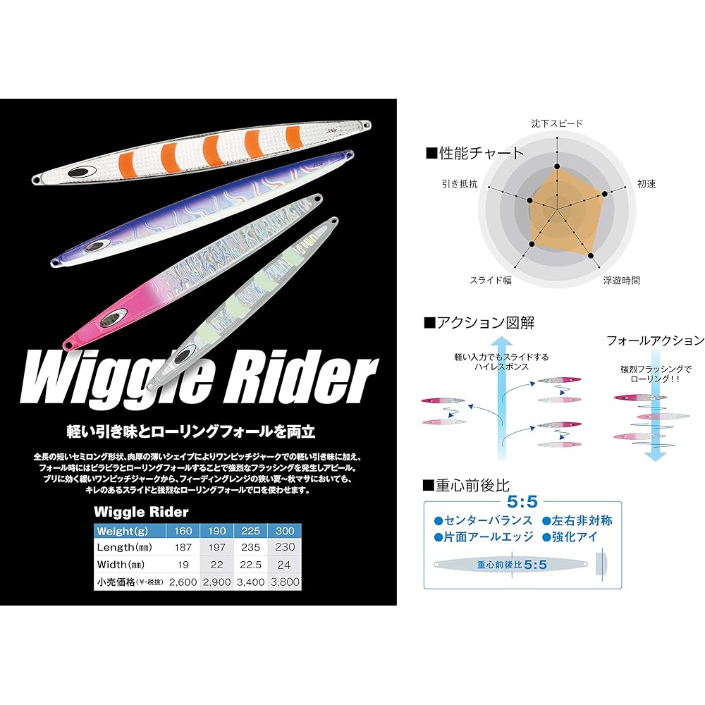 NatureBoys Wiggle Rider WR1300-11K Nakuiglow 300g