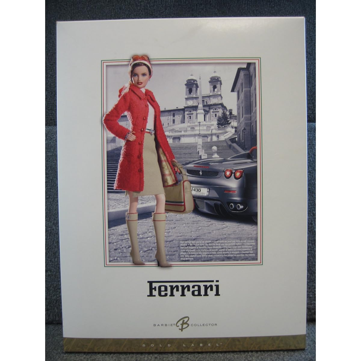 Barbie Ferrari Barbie Doll H6466 (Gold Label)