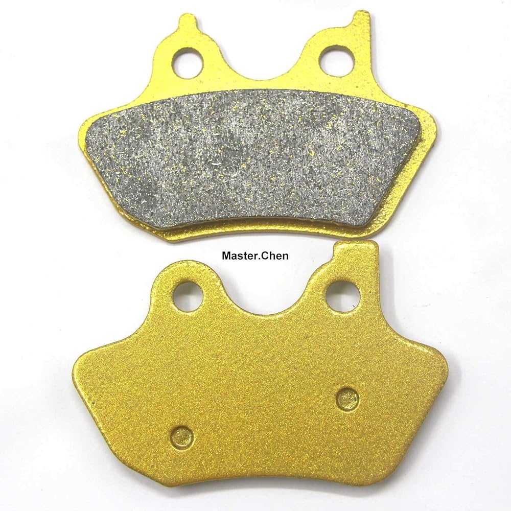Master Chen Front Rear Brake Pad Brake Harley-Davidson Touring Electra Glide FLHT FLHTi 1450 Road King FLHRi FLHR Road Glide FLTR FLTRi 2000-2007 FA400FR MC0066-PAD