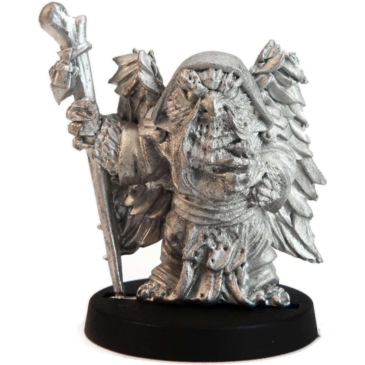 Stonehaven Men's Owlfolk Wizard Miniature Figure for 28mm Scale Tabletop Wargames - Made in the USA