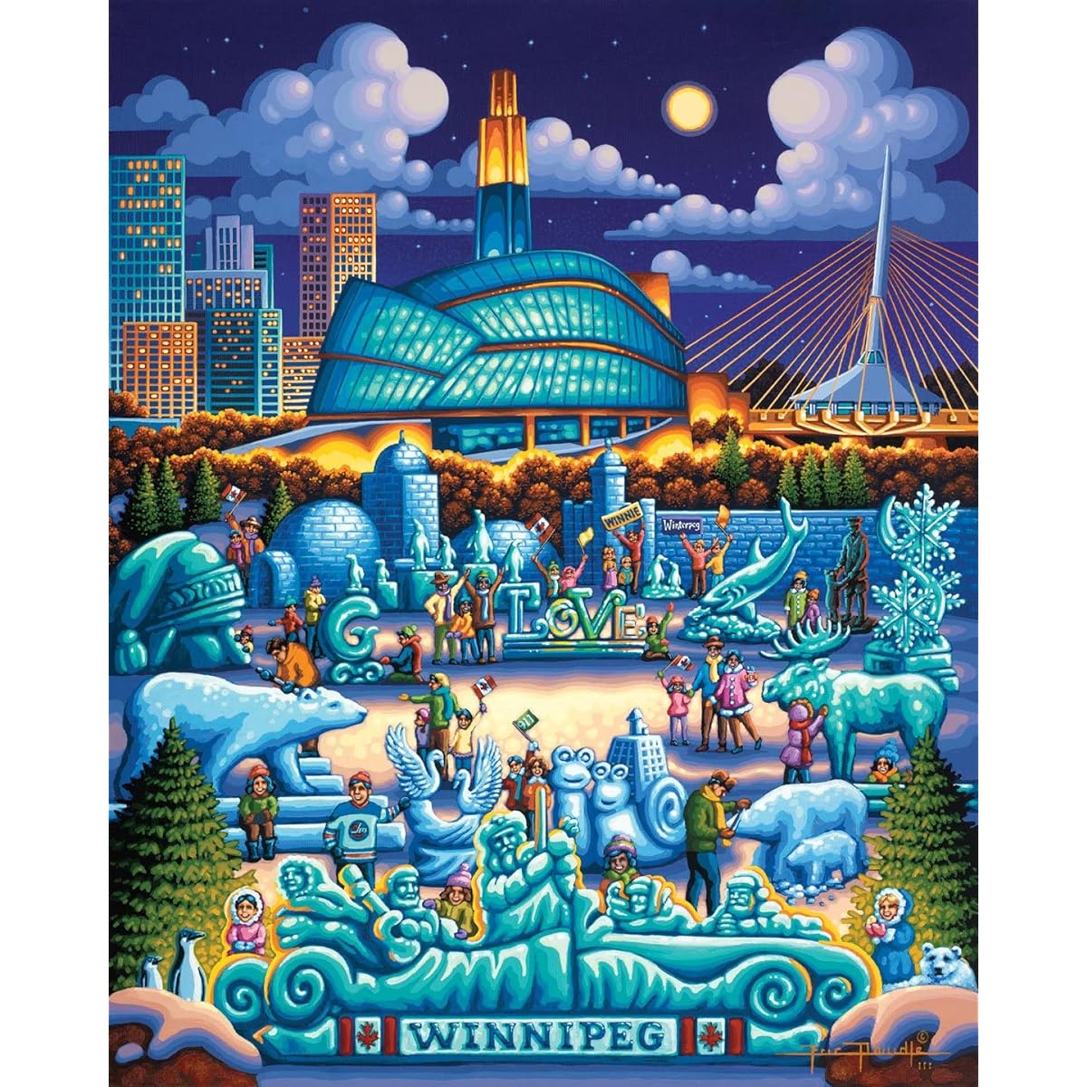 Dowdle Jigsaw Puzzle – Winnipeg – 1000 Piece