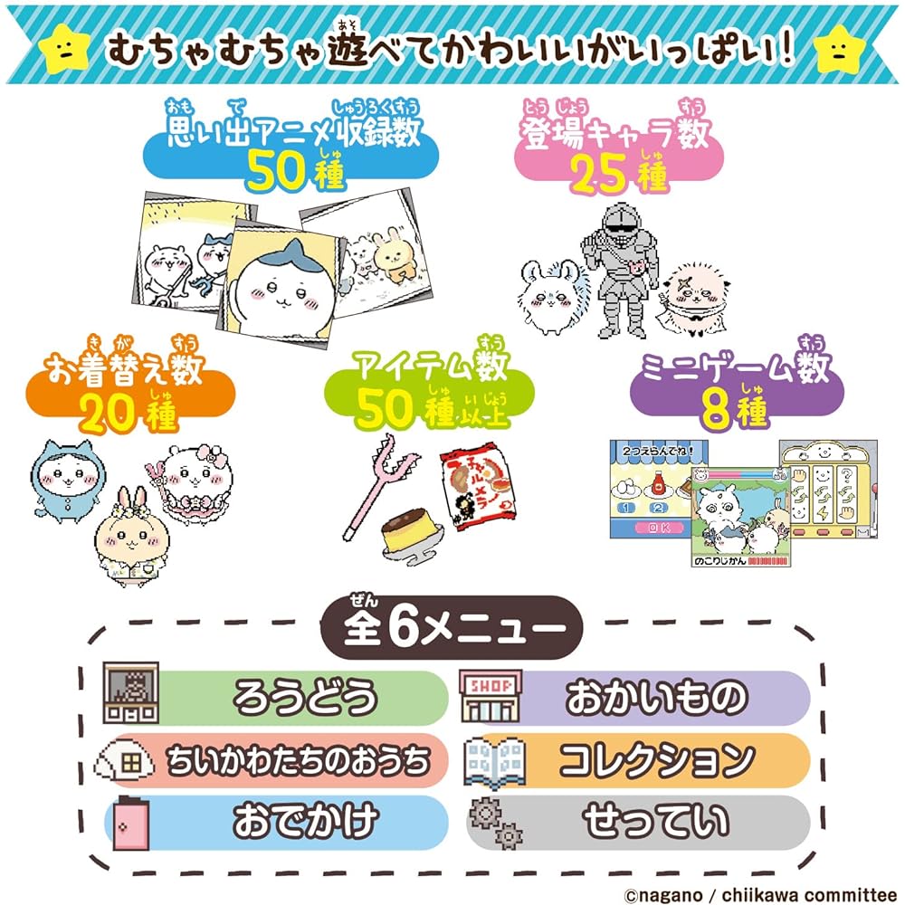 BANDAI Chikawa to Issho Muchakawa Pink DX Set