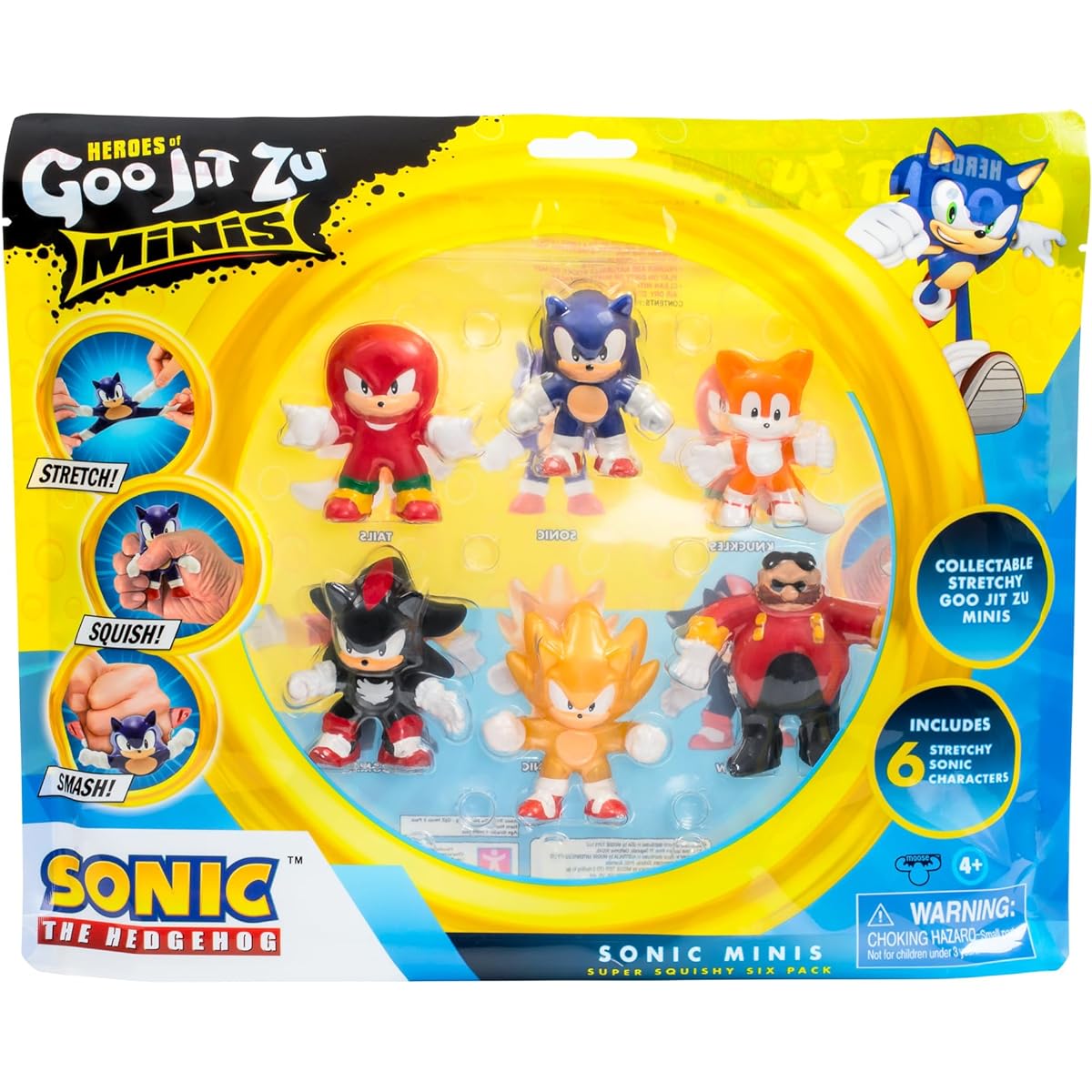 Heroes of Goo Jit Zu Mini Sonic 6 Pack