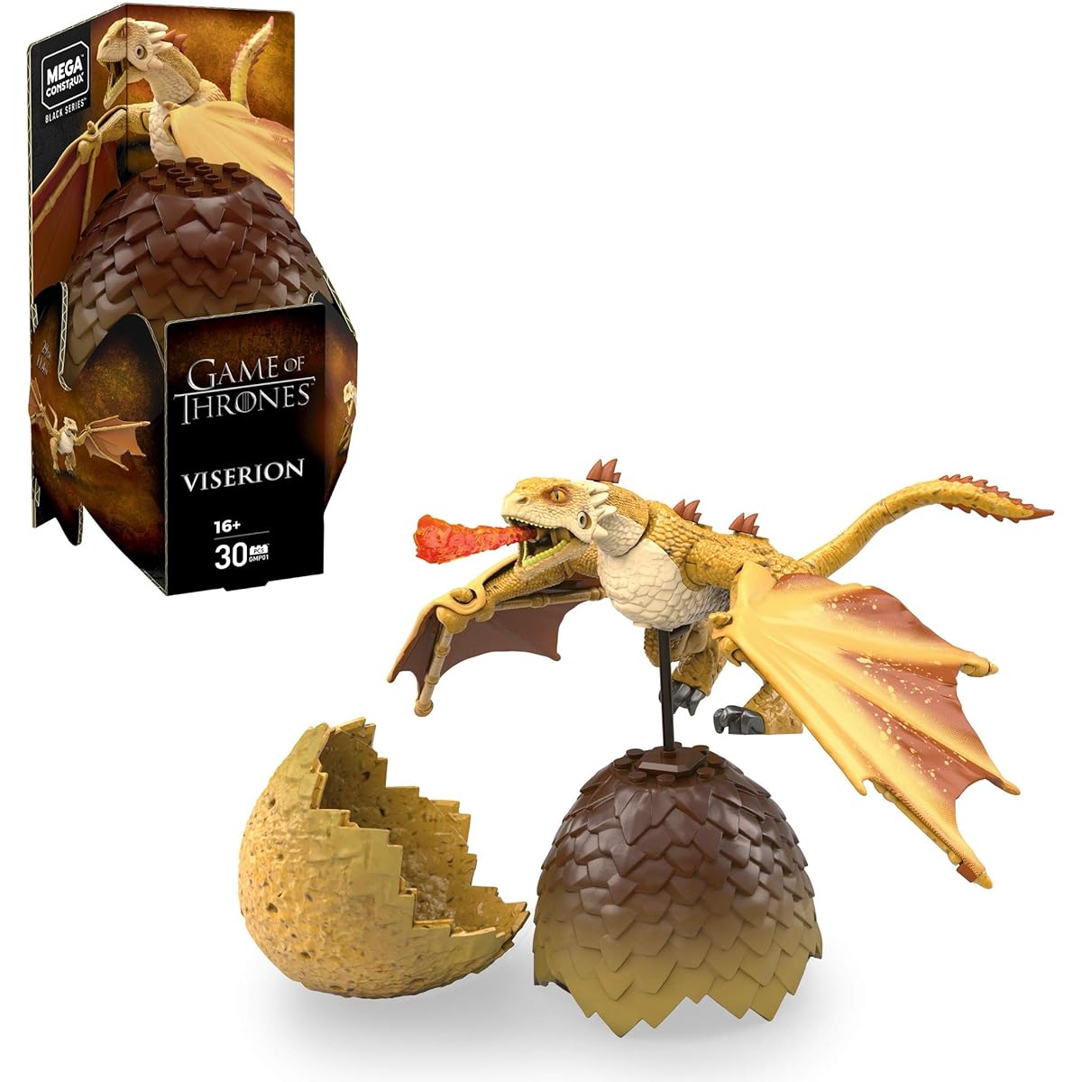 (MegaConstrux) Game of Thrones Black Series Dragon Egg: Viserion