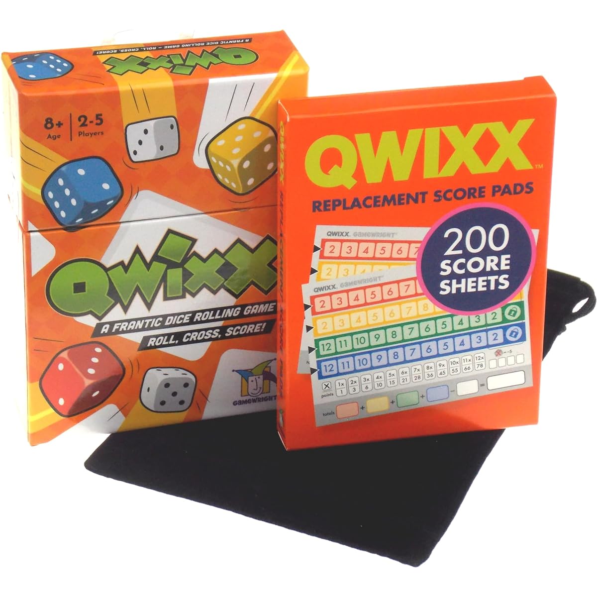 Qwixx Game & Replacement Score Pad Set