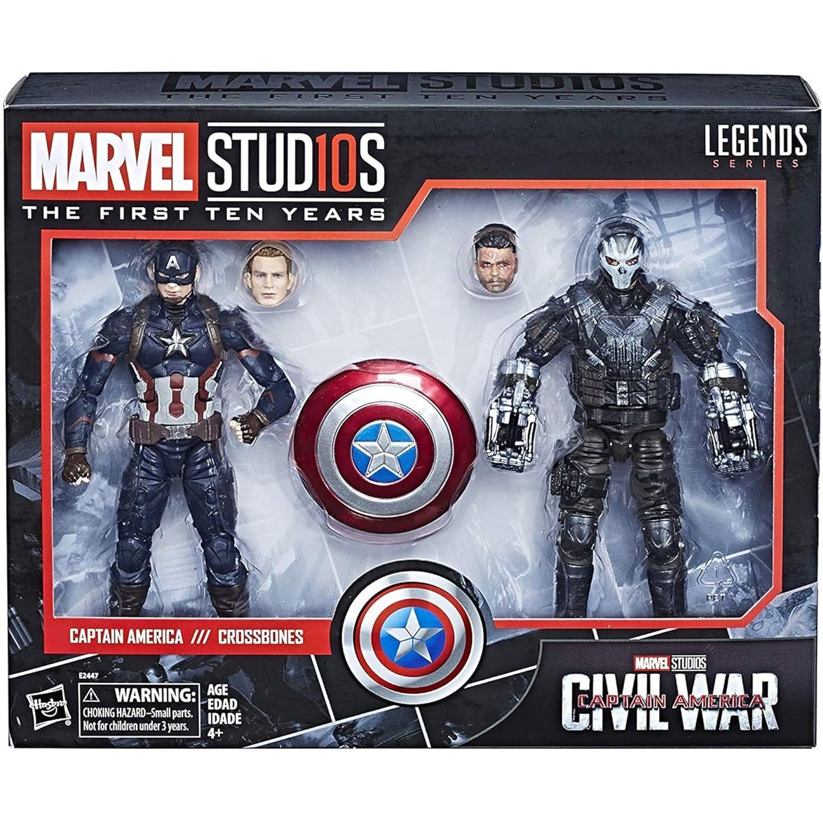 Marvel Legends Cinematic Universe 10th Anniversary 6-inch Action Figure 2-Pack/Captain America & Crossbones
