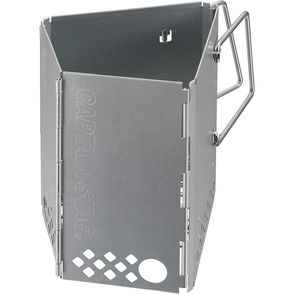 CAPTAIN STAG BBQ Folding Fire Starter Charcoal Grill Master