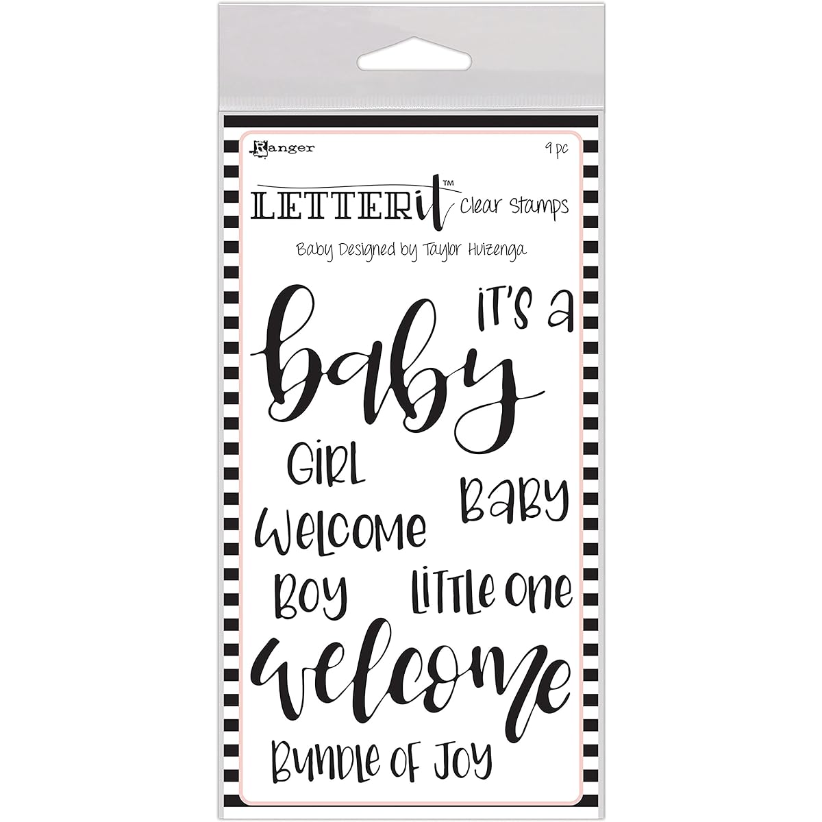 Ranger Baby Letter It Clear Stamp Set, 4" x 6"
